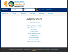 Tablet Screenshot of digitalnyomda.eu